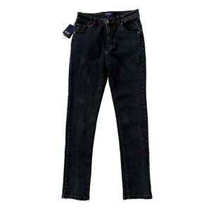 Cavalli Class High Rise Straight Leg Jeans Black ( 26 )